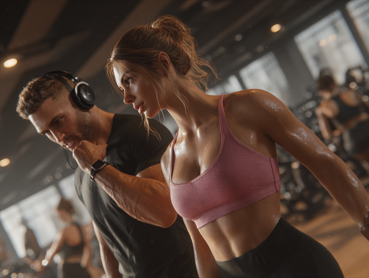 Grupo diverso de personas practicando ejercicio